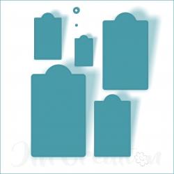 Stanzschablone - Tags 2a